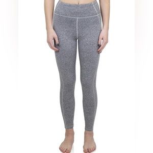 New Marc Defang Gray Elaskim Active Long Leggings - S